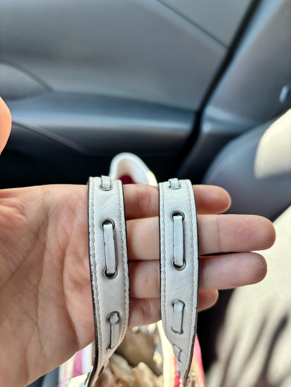 Coach Pink Patchwork Suede Leather Tote Bag Y2K Shoulder Purse - Picture 10 of 14